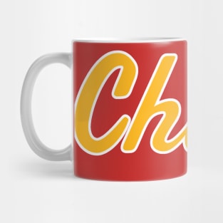 KC Chiefs Script Mug